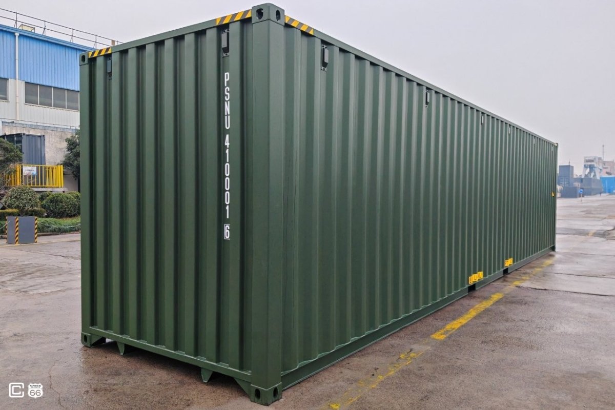 Container maritime 40' 1er voyage