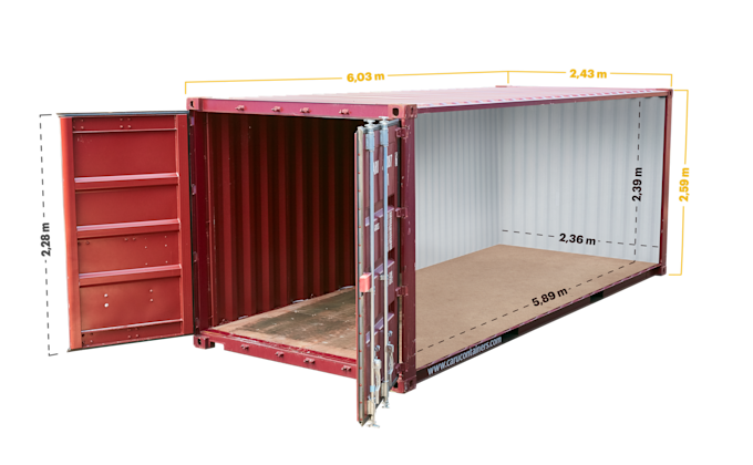 Container maritime 20' neuf