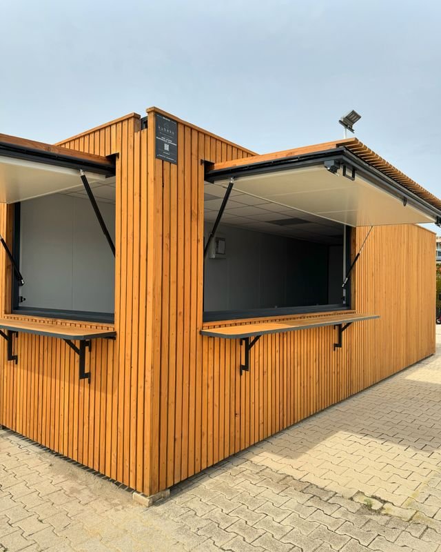 Container 40' chiosco snack / ufficio / chiosco pop-up