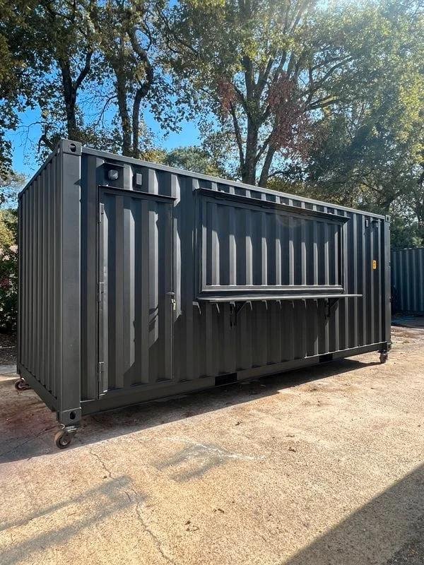 20-foot custom bar / café container