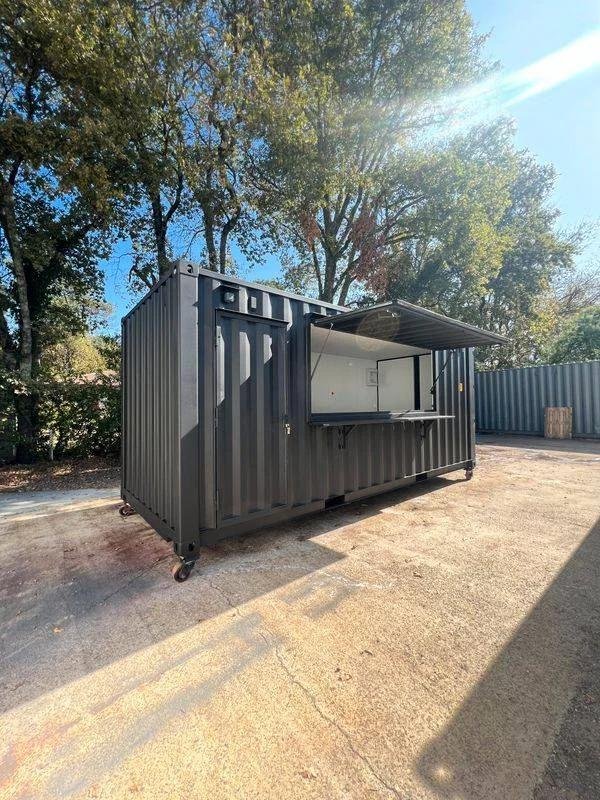 20-foot custom bar / café container