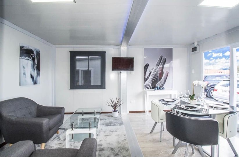 Casa container prefabbricata acciaio Q355 HDG