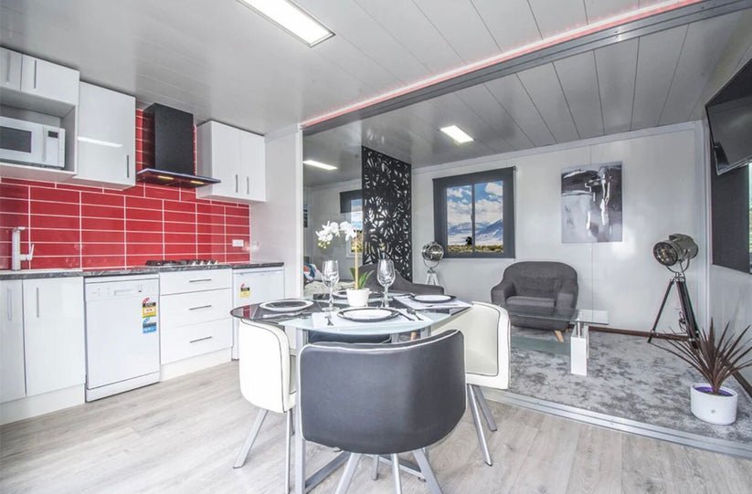 Casa container prefabbricata acciaio Q355 HDG