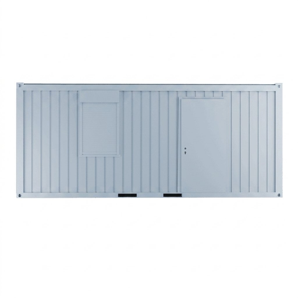 Bureau modulaire 20 pieds monté (1 porte, 1 fenêtre, isolation PU)
