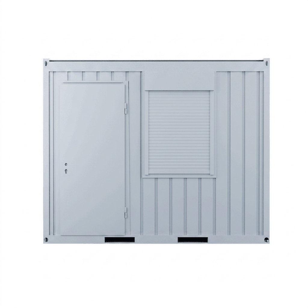 Bureau modulaire 10 pieds (1 porte, 1 fenêtre, isolation PU)