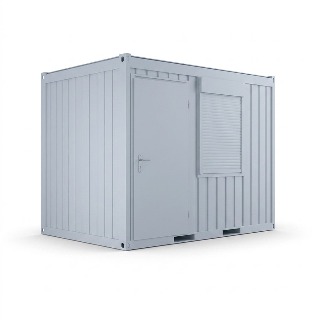 Bureau modulaire 10 pieds (1 porte, 1 fenêtre, isolation PU)